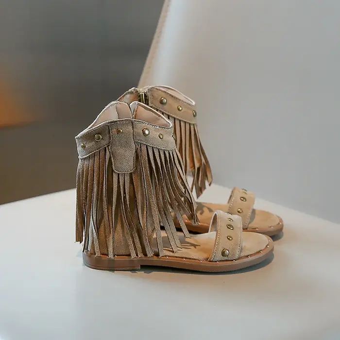 Sandales cloutées mode chaussures pour enfants filles