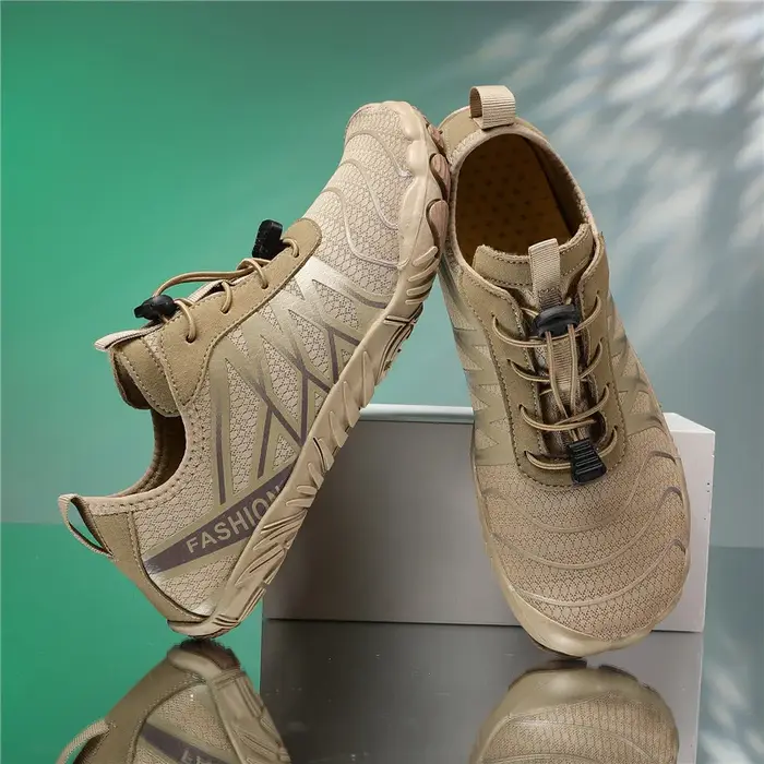 Chaussures de sport aquatiques respirantes kaki antidérapantes pour la randonnée