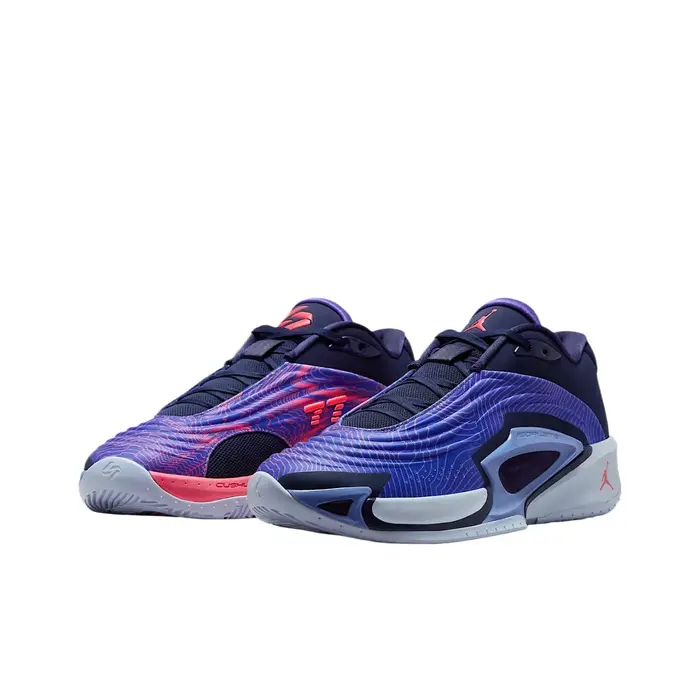 POIZON Jordan Luka 3 Chaussures de basket-ball basses à amorti pour hommes Violet FQ1285-500