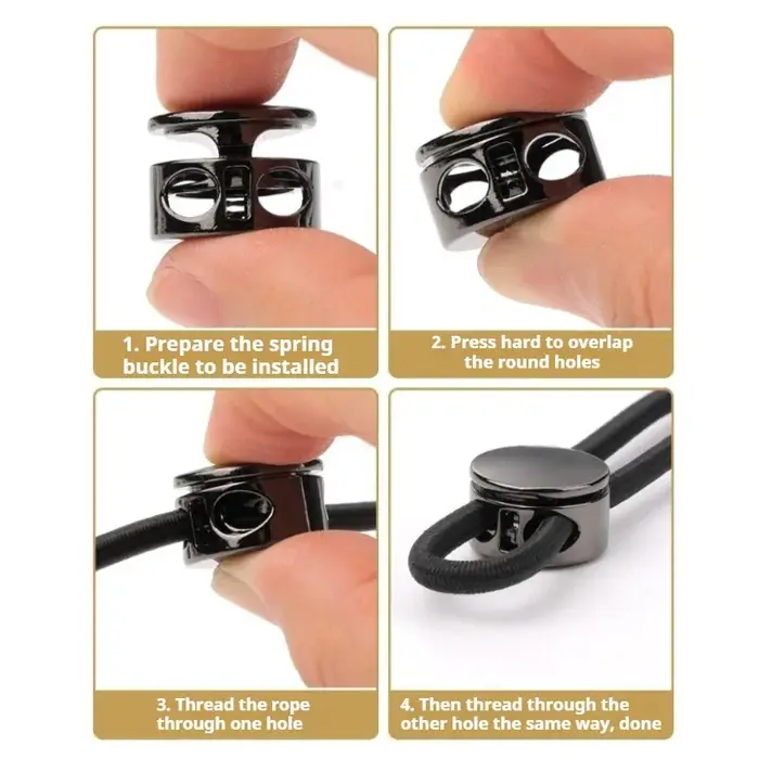6/12 pièces de fixations de lacets sans nœud, clips à ressort durables pour une mise en place et un retrait faciles, adaptés aux baskets et chaussures décontractées, réglables et réutilisables.