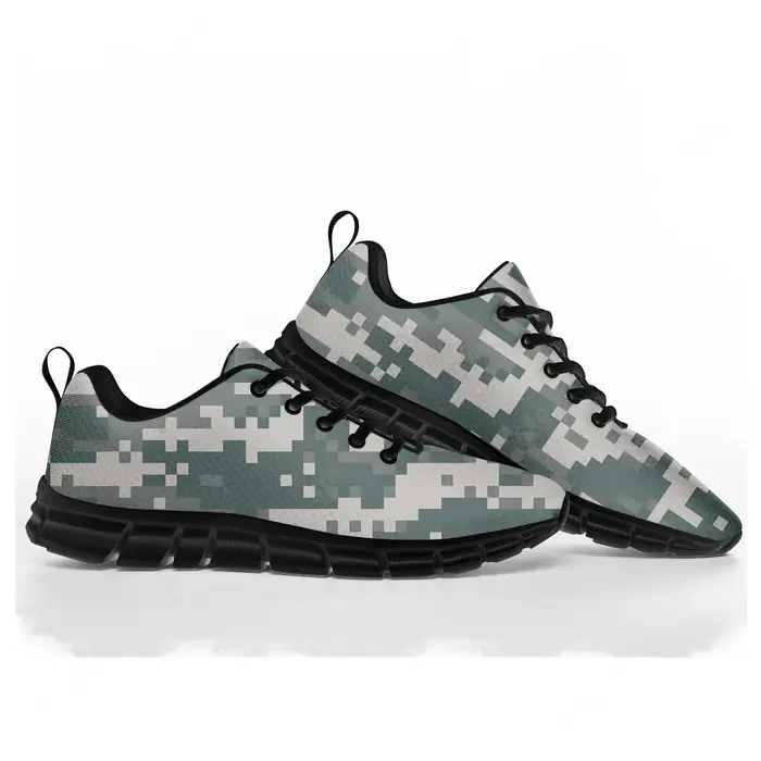 Chaussures de sport Camo Force pour hommes et femmes, baskets camouflage militaire, décontractées, p