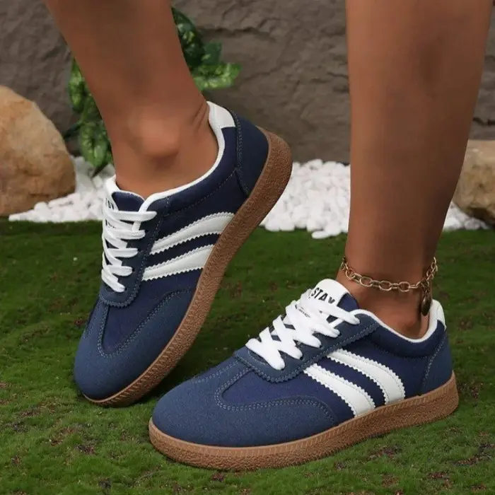 Chaussures décontractées confortables à lacets pour femmes, pour un usage quotidien, légères, respir