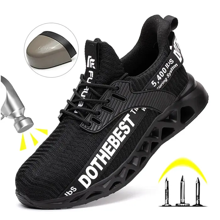 Chaussures de sécurité Anti-crevaison avec bout en acier