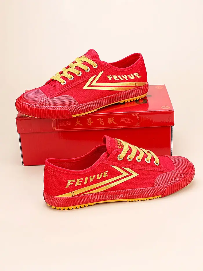Chaussures de skate décontractées rouges pour hommes