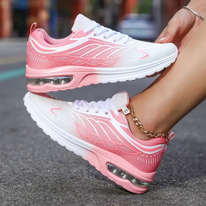 MAEDEF chaussures pour femmes chaussures de sport de course confortable respirant coussin d'air plat femme baskets en plein Air chaussures décontractées pour les femmes