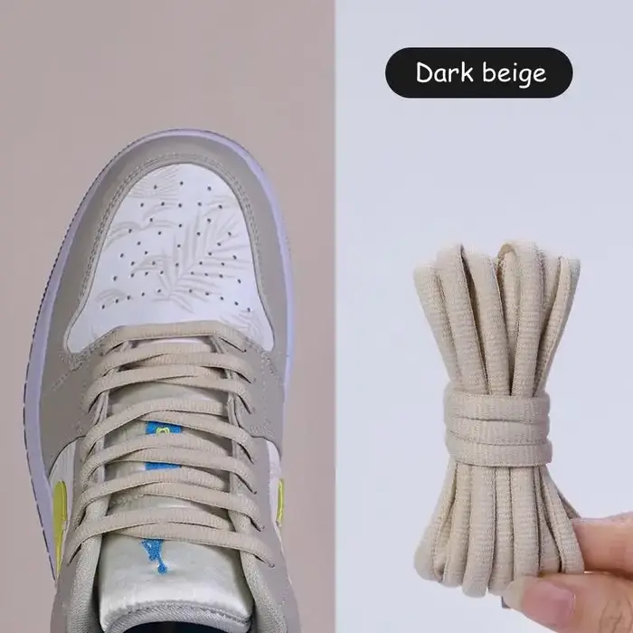 Lacets Lumineux Ronds AF1 pour Homme et Femme, Baskets de Basket-Ball, Noir, Blanc, Décontracté, deh