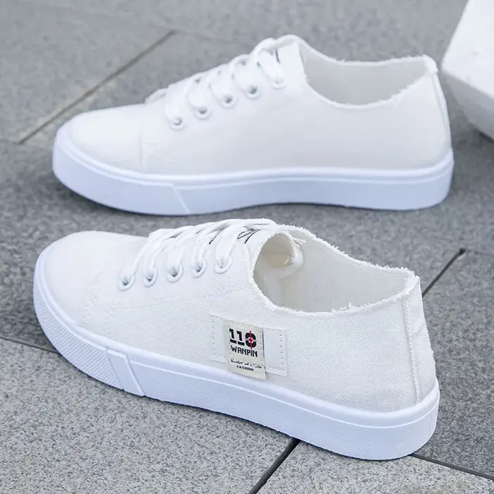 Baskets Basses en Denim pour Femme