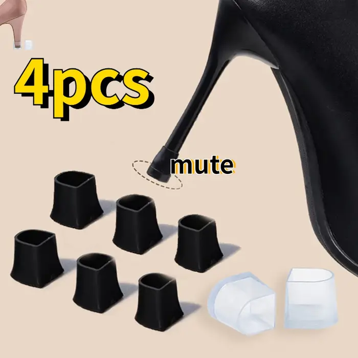 Bouchons de protection de talons en Silicone, 4 pièces/2 paires, couvertures de danse Stiletto latin