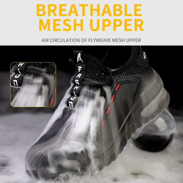 Chaussures de sécurité baskets de travail bout en acier hommes femmes Anti-écrasement Anti-crevaison bottes