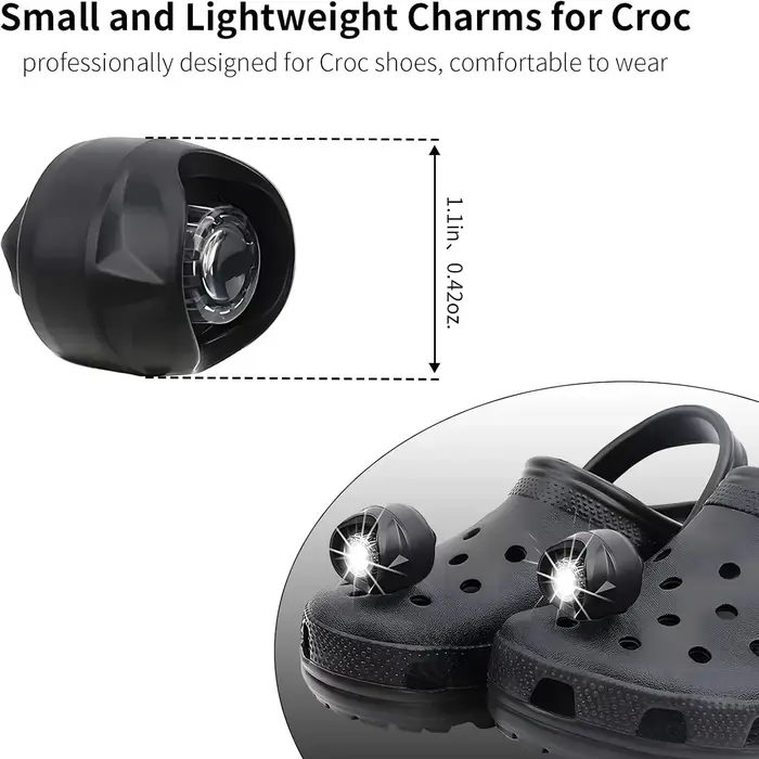 2 pièces chaussures lumières illuminent vos activités de plein air avec le phare LED chaussure lumière