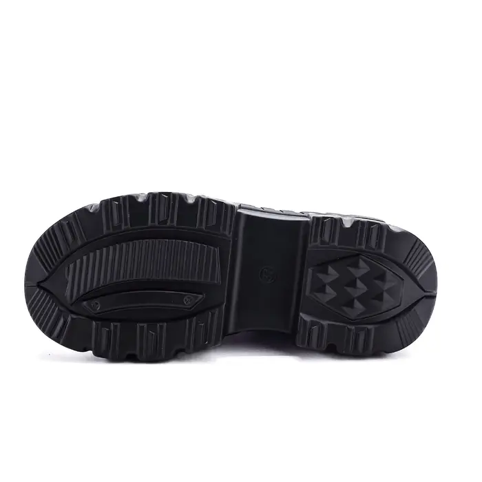 Nouveau Rock chaussures 2025 femmes noir papa