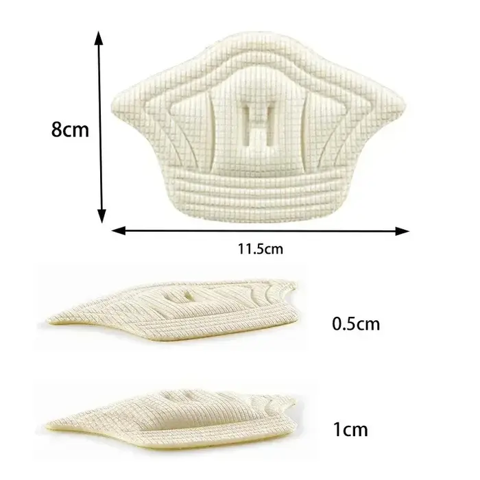 1/2/3/4 Paires de protections adhésives pour talons de baskets