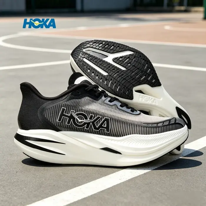 Chaussures de course sur route et sentier HOKA One One Rocket X 2 pour hommes et femmes, résistantes à l'abrasion, avec amorti, baskets de jogging d'extérieur