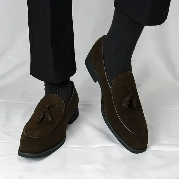 Mocassins de loisirs sans lacet chaussures de marche pour hommes