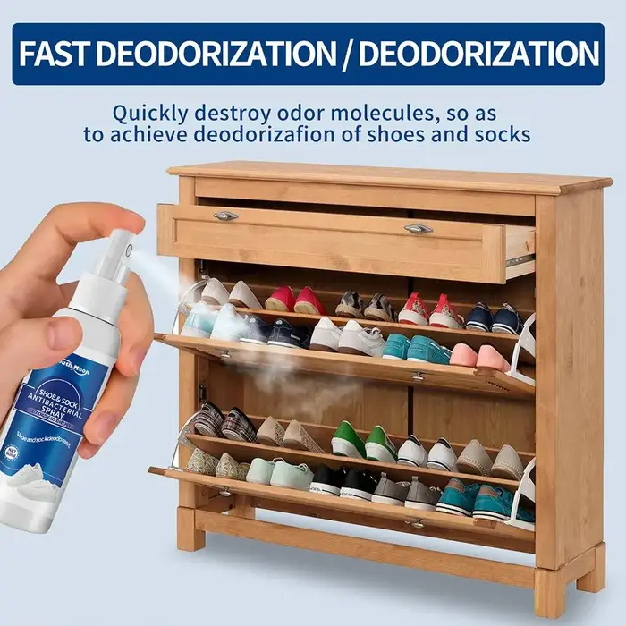 Spray antibactérien pour chaussures