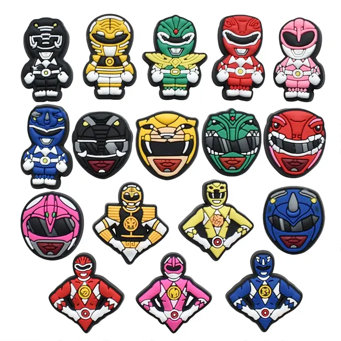 Breloques pour chaussures de la série Super Warrior