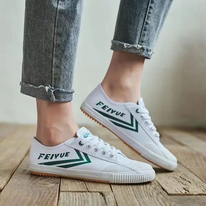 DaFu Sneakers Chaussures classiques, style classique, blanc et vert