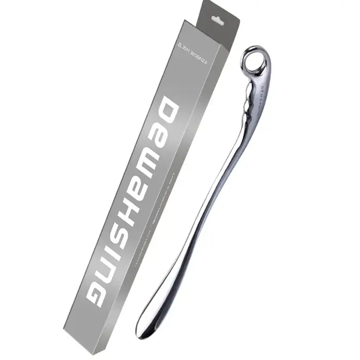 Corneaux à chaussures professionnels en métal, manche Long, alliage de 52cm de longueur pour un port pratique des chaussures, corne en cuir, cuillère suspendue à talons hauts