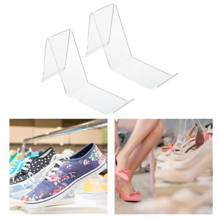 Support à chaussures en acrylique