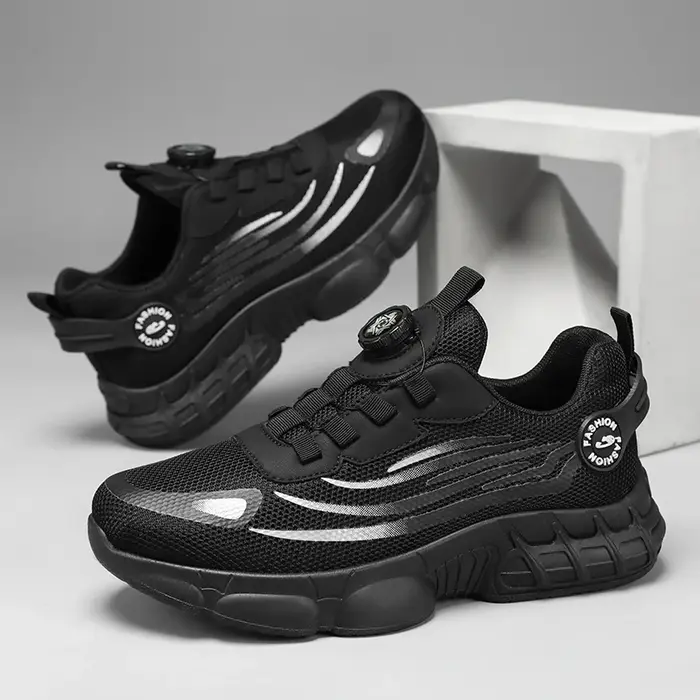 Chaussures de sport décontractées à lacets pour hommes, idéales pour les entraînements en plein air,