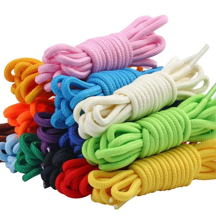 1 paire de lacets ronds classiques en polyester