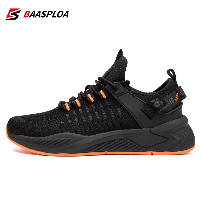 Baasploa chaussures de course légères pour hommes décontracté hommes concepteur maille respirant bas