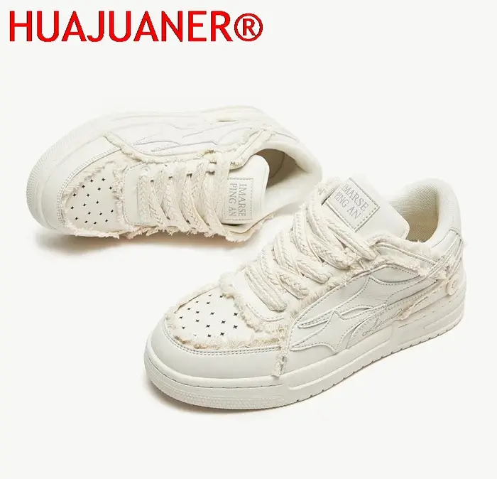 HUAJUANER – chaussures de Tennis rétro pour hommes et femmes