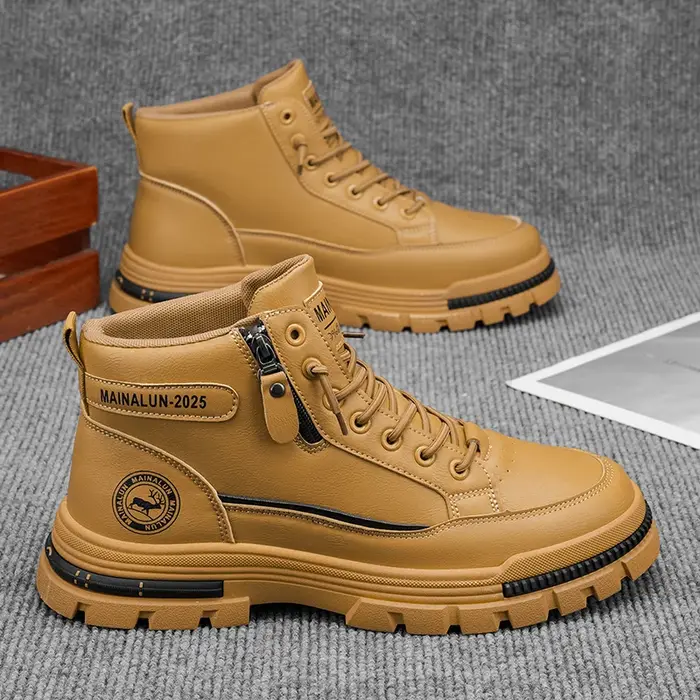 Chaussures de skateboard pour hommes, offrant une excellente adhérence antidérapante pour une utilisation en extérieur, un confort décontracté idéal pour le quotidien, le bureau et les sorties.