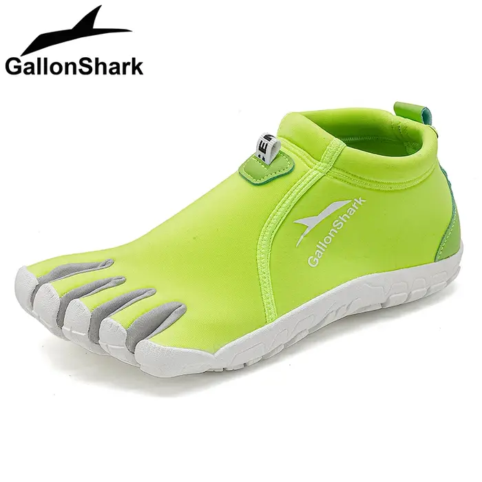 Chaussures d'eau à cinq doigts en néoprène durable, baskets pieds nus antidérapantes GallonShark pou