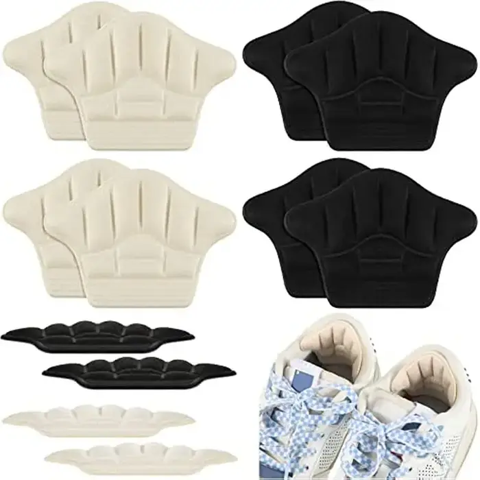 Coussinets de protection de talon en cuir, taille réglable, pour chaussures de sport, soulage la dou