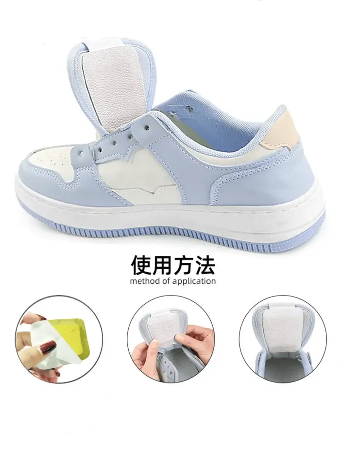 2 paires de coussinets de langue en cuir de taille uniforme – Semelles intérieures antidérapantes et confortables