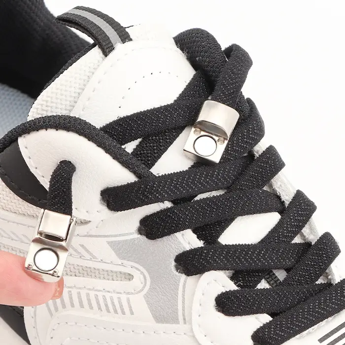 Lacets Lumineux à Verrouillage Magnétique sans Attaches pour Enfant et Adulte, artificiel astiques,