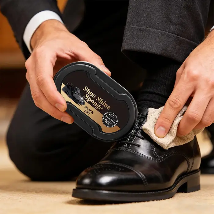 Éponge à cirer les chaussures