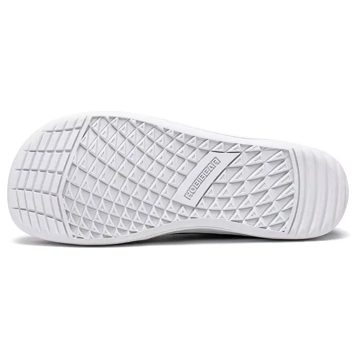 HOBIBEAR chaussures mi-hautes pieds nus unisexe boîte à bout large baskets en toile zéro goutte à lacets