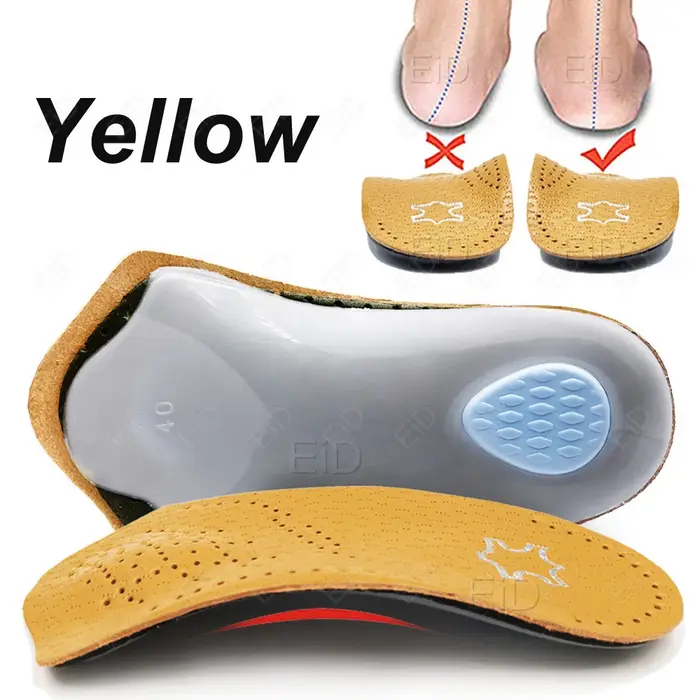 Semelles orthopédiques en cuir