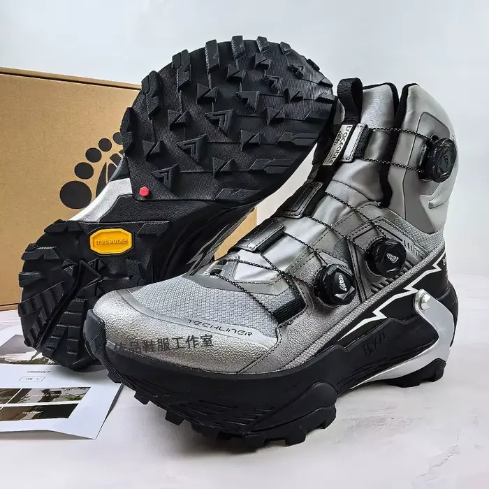 Bottes de montagne mi-montantes de marque originale, à laçage rapide, pour la randonnée en extérieur, unisexe, printemps/automne, chaussures de trekking
