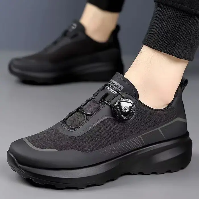 Chaussures de course d'extérieur respirantes 2025 – Baskets décontractées à bouton rotatif et semell