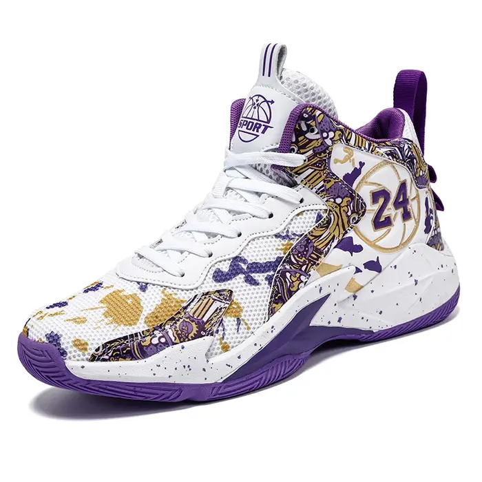 Chaussures de basket-ball pour hommes et femmes, légères, respirantes, montantes, décontractées, cha