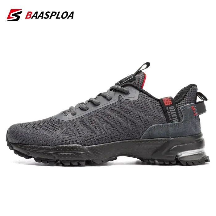Baasploa chaussures de course pour hommes baskets légères homme concepteur maille Sneaker à lacets m