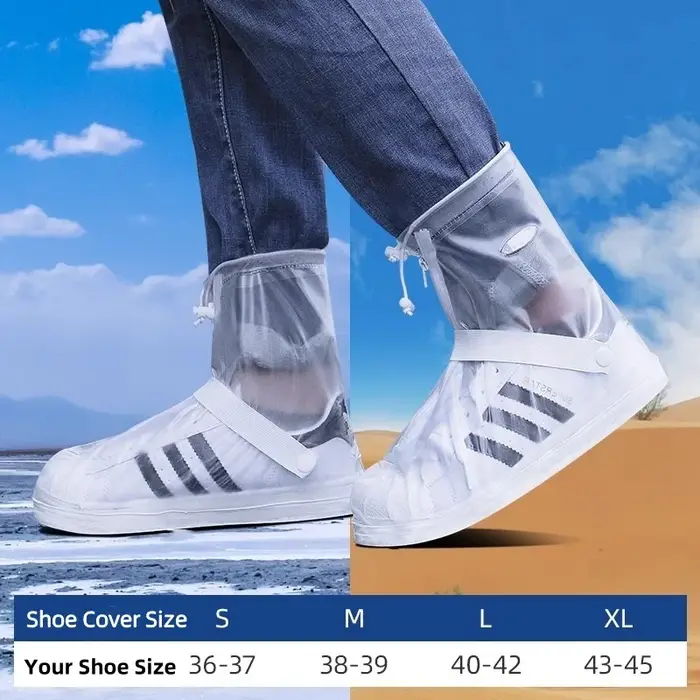 Housse imperméable pour chaussures de pluie