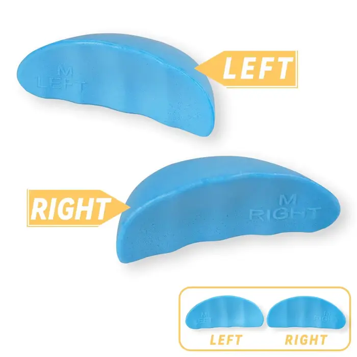 Deux paires de rembourrages pour chaussures trop grandes, inserts pour réduire la taille des chaussures, coussinets de remplissage pour les chaussures amples