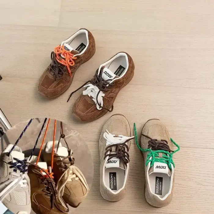 Lacets DE chaussures individuels DE sport série Miu