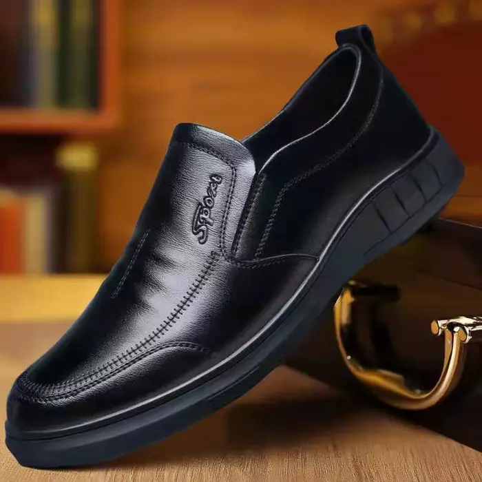 2024 automne hommes nouvelles chaussures style britannique en plein air chaussures en cuir décontrac