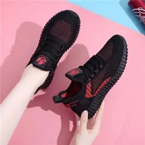 Baskets femme Chic Point été chaud chaussures de course décontractées plat élégant sport Tennis pour