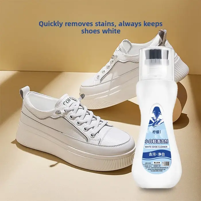 Nettoyant à chaussures amélioré pour baskets blanches
