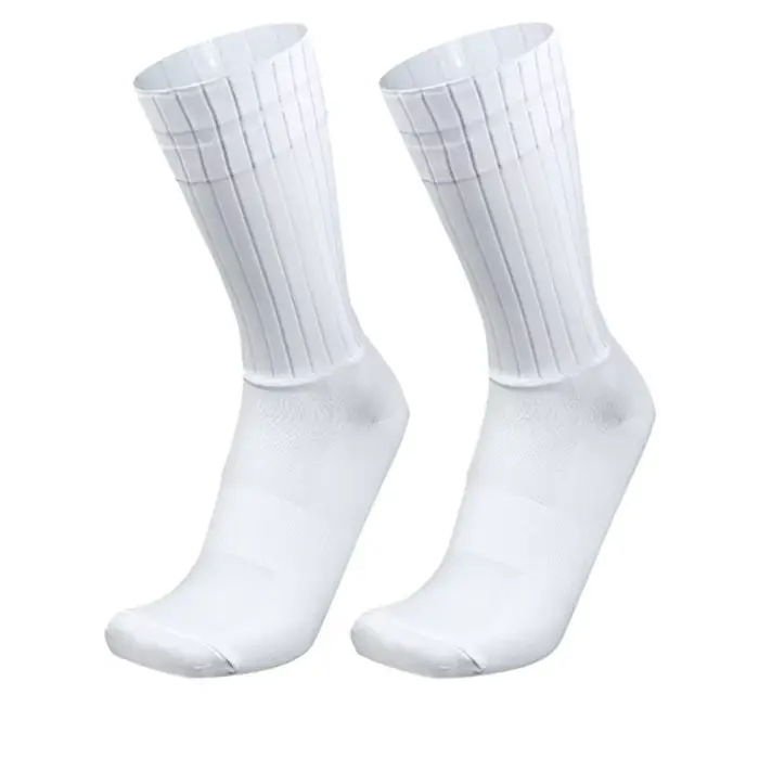 Chaussettes de compression personnalisées pour hommes et femmes, chaussettes de cyclisme, chaussette