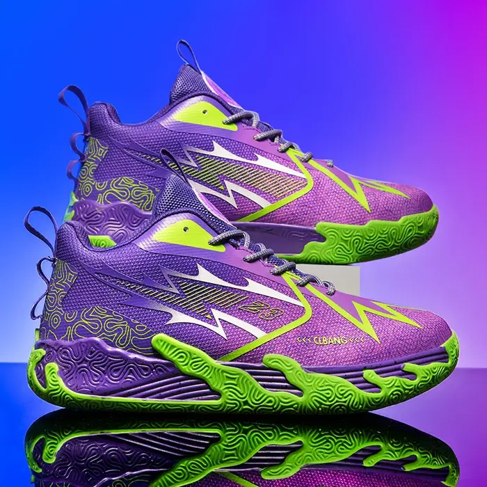 Chaussures de basket-ball professionnelles pour hommes, chaussures de sport athlétiques, entraînement de haute qualité, bottes imperméables unisexes, baskets rembourrées