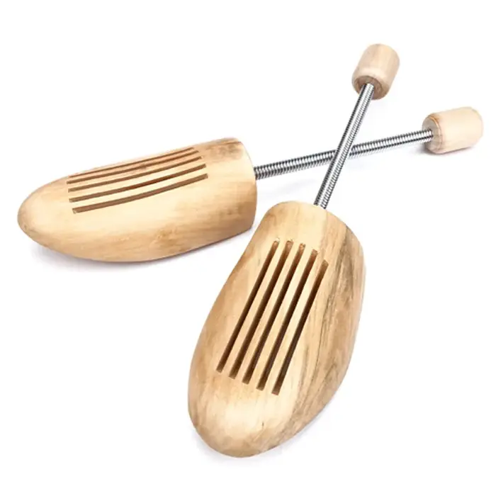 2/4 pièces Embauchoirs en bois réglables à ressort