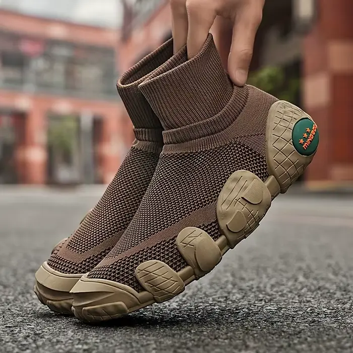 Chaussures d'été en maille creuse respirante, chaussures de sport décontractées, chaussures pour hom