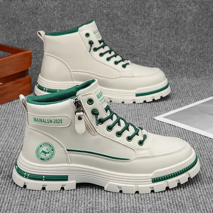 Chaussures de skateboard pour hommes, offrant une excellente adhérence antidérapante pour une utilisation en extérieur, un confort décontracté idéal pour le quotidien, le bureau et les sorties.